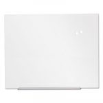Frameless Magnetic Glass Marker Board, 48" x 36", White
