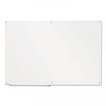 Frameless Glass Marker Board, 72" x 48", White