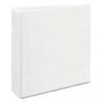 Heavy-Duty View Binder with DuraHinge and Locking One Touch EZD Rings, 3 Rings, 3" Capacity, 11 x 8.5, White