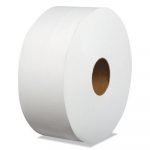 Laminated Jumbo Roll Toilet Tissue, 3.2" x 700 ft, White, 12/Carton