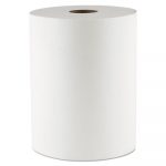 Hardwound Roll Towels, 1-Ply, 10" x 550 ft, White, 6 Rolls/Carton