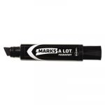 MARKS A LOT Jumbo Desk-Style Permanent Marker, Broad Chisel Tip, Black