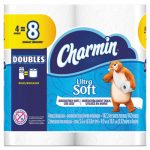 Ultra Soft Bathroom Tissue, 2-Ply, 4 x 3.92, 142 Sheets/Roll, 4 Rl/Pk, 12 Pk/Ct