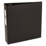 Economy Non-View Binder with Round Rings, 3 Rings, 3" Capacity, 11 x 8.5, Black