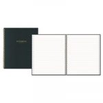 Notebook, 1 Subject, Medium/College Rule, Charcoal Black Cover, 10 x 8, 80 Pages