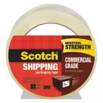 3750 Commercial Grade Packaging Tape, 1.88" x 54.6yds, 3" Core, Clear