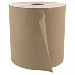 Select Roll Paper Towels, 1-Ply, 7.9" x 800 ft, Natural, 6/Carton