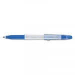 FriXion Colors Erasable Stick Marker Pen, 2.5mm, Blue Ink, White Barrel