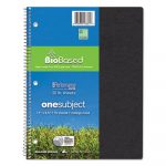 Environotes BioBased Notebook, 1 Subject, Medium/College Rule, Assorted Earthtones Covers, 11 x 8.5, 70 Pages