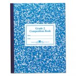 Grade School Ruled Composition Book, Manuscript, Blue, 9.75 x 7.75, 50 Pages