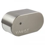 Valay Bathroom Tissue Dispenser, Metal, 4.75" x 12.5" x 6.5", Silver