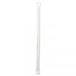 Wrapped Jumbo Straws, 7 3/4", Clear, 12000/Carton
