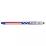 R.S.V.P. Stars & Stripes Stick Ballpoint Pen, 0.7mm, Black Ink, Dozen