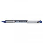 EnerGel NV Stick Gel Pen, 0.7mm Metal Tip, Blue Ink/Barrel, Dozen