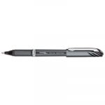 EnerGel NV Stick Gel Pen, 1mm Metal Tip, Black Ink/Barrel, Dozen