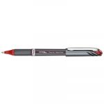 EnerGel NV Stick Gel Pen, 1mm Metal Tip, Red Ink/Barrel, Dozen