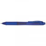 EnerGel-X Retractable Gel Pen, 1mm Metal Tip, Blue Ink, Translucent Blue Barrel, Dozen