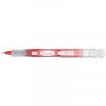 Finito! Stick Porous Point Pen, Extra-Fine 0.4mm, Red Ink, Red/Silver Barrel