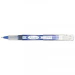 Finito! Stick Porous Point Pen, Extra-Fine 0.4mm, Blue Ink, Blue/Silver Barrel