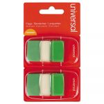 Page Flags, Green, 50 Flags/Dispenser, 2 Dispensers/Pack