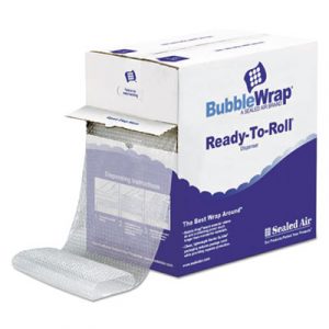 Bubble Wrap Cushioning Material in Dispenser Box, 3/16" Thick, 12" x 175 ft.