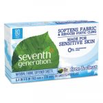 Natural Fabric Softener Sheets, Unscented, 80/Box