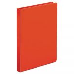 Economy Non-View Round Ring Binder, 3 Rings, 0.5" Capacity, 11 x 8.5, Red