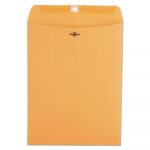 Kraft Clasp Envelope, #93, Cheese Blade Flap, Clasp/Gummed Closure, 9.5 x 12.5, Brown Kraft, 100/Box