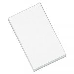 Scratch Pads, Unruled, 3 x 5, White, 100 Sheets, 180/Carton