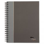 Royale Wirebound Business Notebook, College, Black/Gray, 10.5 x 8, 96 Pages