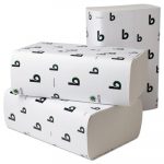 Boardwalk Green MultiFold Towels, 9" x 9 1/2", White, 250/Pack, 16 Packs/Carton