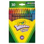 Twistables Colored Pencils, 30 Assorted Colors/Pack