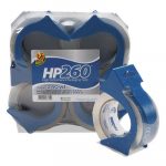 HP260 Packaging Tape w/Dispenser, 1.88" x 60yds, 3" Core, 4/Pack