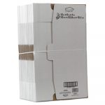 Self-Locking Mailing Box, Regular Slotted Container (RSC), 13" x 9" x 4", White, 25/Pack