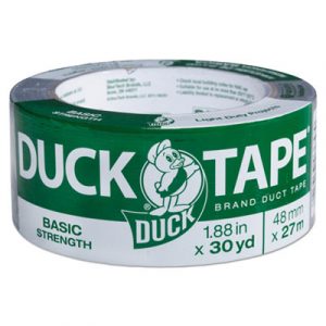 Basic Strength Duct Tape, 5.5mil, 1.88" x 30yd, 3" Core, Silver