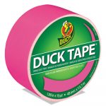 Colored Duct Tape, 9 mil, 1.88" x 15 yds, 3" Core, Neon Pink