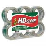 Heavy-Duty Carton Packaging Tape, 1.88" x 55yds, Clear, 6 Rolls