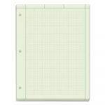 Engineering Computation Pads, 5 sq/in Quadrille Rule, 8.5 x 11, Green Tint, 200 Sheets