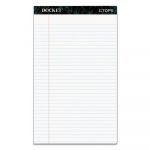Docket Ruled Perforated Pads, Wide/Legal Rule, 8.5 x 14, White, 50 Sheets, 12/Pack