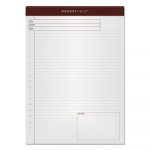 Docket Gold Planning Pads, Wide/Legal Rule, Cover, 8.5 x 11.75, 40 Pages, 4/Pack