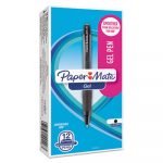 Retractable Gel Pen, Medium 0.7mm, Black Ink, Translucent Black Barrel, Dozen