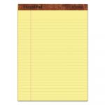 "The Legal Pad" Perforated Pads, Wide/Legal Rule, 8.5 x 11, Canary, 50 Sheets, 3/Pack