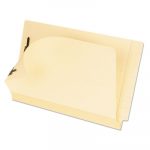 Manila Laminated End Tab Folders with Two Fasteners, Straight Tab, Legal Size, 11 pt. Manila, 50/Box