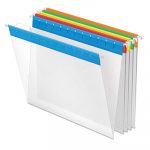 Poly Hanging Folders, Letter Size, 1/5-Cut Tab, Assorted, 25/Box