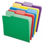 File Folders with Erasable Tabs, 1/3-Cut Tabs, Letter Size, Assorted, 30/Pack
