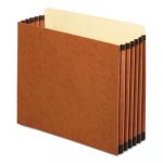 File Cabinet Pockets, 5.25" Expansion, Letter Size, Redrope, 10/Box