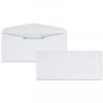 Business Envelope, #10, Bankers Flap, Gummed Closure, 4.13 x 9.5, White, 500/Box