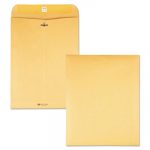 Clasp Envelope, #93, Cheese Blade Flap, Clasp/Gummed Closure, 9.5 x 12.5, Brown Kraft, 100/Box