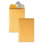 Redi-Strip Catalog Envelope, #1, Cheese Blade Flap, Redi-Strip Closure, 6 x 9, Brown Kraft, 100/Box