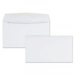 Business Envelope, #6 3/4, Commercial Flap, Gummed Closure, 3.63 x 6.5, White, 500/Box